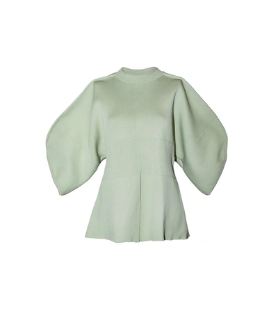 Akira Naka Maisie Out Seam Knit Pullover Sweater / Green