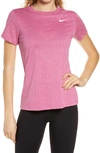 Nike Women's Legend Training T-shirt In Fireberry/ Champagne
