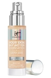 It Cosmetics Your Skin But Better Foundation + Skincare Light Warm 21 1 oz/ 30 ml