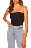 Susana Monaco Strapless Tube Top In Black