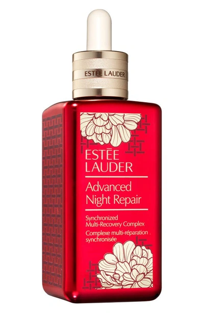 Estée Lauder Advanced Night Repair Synchronized Multi Recovery Complex Limited Edition Red Bottle 3.9 Oz.