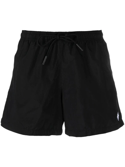 Marcelo Burlon County Of Milan Marcelo Burlon Shorts In Black Whit