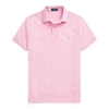 Ralph Lauren Custom Slim Fit Mesh Polo Shirt In Hampton Pink Heather