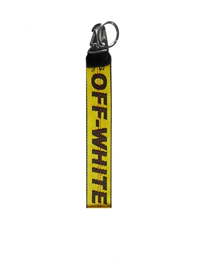 Off-white Classic Industrial Keychain In Yellow