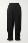 THE FRANKIE SHOP FRENCH COTTON-TERRY TRACK PANTS