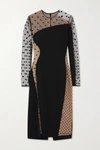 STELLA MCCARTNEY + NET SUSTAIN ARIELLE CADY AND EMBROIDERED TULLE DRESS