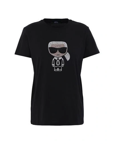 Karl Lagerfeld T-shirts In Black