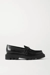 GIVENCHY ELBA LOGO-EMBELLISHED LEATHER PLATFORM LOAFERS