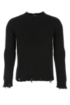 SAINT LAURENT SAINT LAURENT DESTROYED KNITTED JUMPER