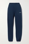 SPORTY AND RICH RIZZOLI PRINTED COTTON-JERSEY TRACK PANTS