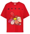 MARNI LOGO棉质T恤,P00532463