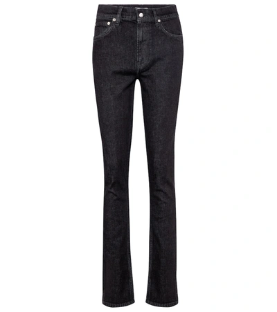 Helmut Lang Mid-rise Skinny Jeans In Black