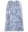 ERDEM AUSTIN PRINTED SILK VOILE MINIDRESS,P00535217