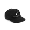Off-white Black Hand Off Baseball Cap In Black And White