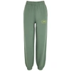 7 DAYS ACTIVE MONDAY GREEN LOGO COTTON SWEATtrousers,3322263