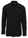 Saint Laurent Solid Color Shirt In Black