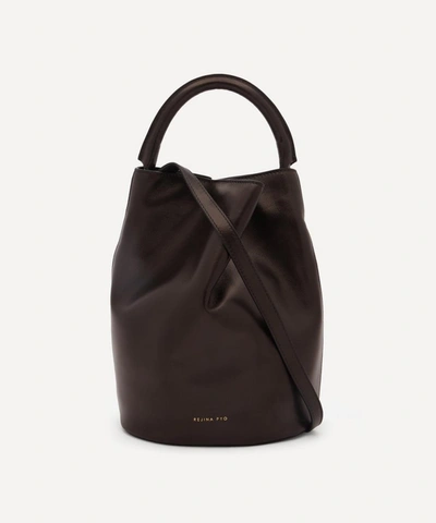 Rejina Pyo Women's Midi Marlene Leather Bucket Bag In Black