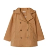 CHLOÉ HOODED TRENCH COAT (3-14 YEARS),16158763