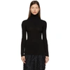 ISSEY MIYAKE BLACK APOC BAGUETTE TURTLENECK