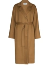 LOEWE BELTED-WAIST WOOL COAT