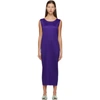 ISSEY MIYAKE PURPLE MONTHLY COLORS DECEMBER DRESS