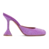 AMINA MUADDI AMINA MUADDI 紫色 EMILI SLIPPER 高跟鞋
