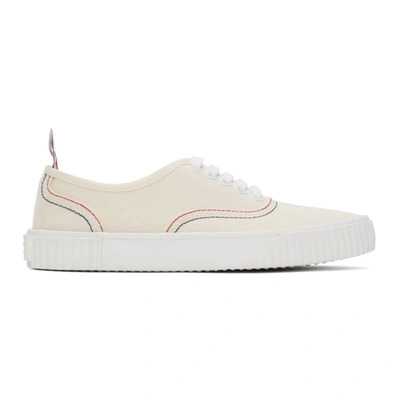 Thom Browne Off-white Heritage Vulcanized Sneakers