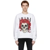 AMIRI WHITE GRATEFUL DEAD SKULL CREW SWEATSHIRT