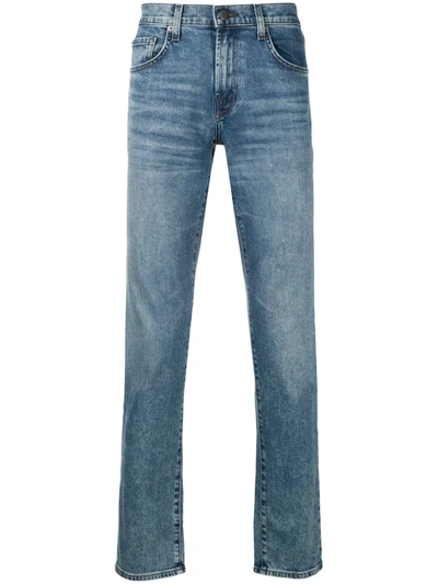 J Brand Straight-leg Jeans In Blue