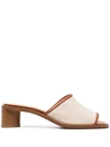 ACNE STUDIOS CONTRAST-TRIM 55MM MULES