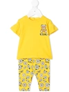 MOSCHINO FLORAL TEDDY BEAR PRINT TRACKSUIT SET