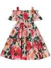 DOLCE & GABBANA FLORAL-PRINT DRESS