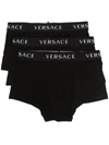 VERSACE THREE-PACK LOGO BOXERS