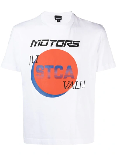 Just Cavalli Stca Logo-print T-shirt In White