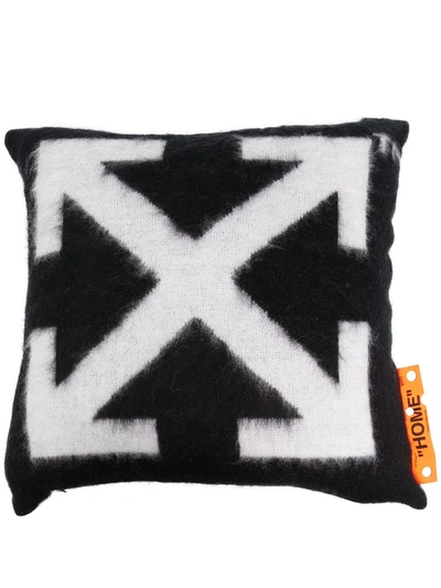 Off-white Large Arrows Pillow In Black