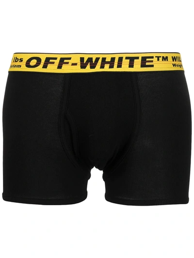 Off-white Industrial-tape Boxers In Black