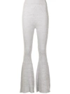 ANNA QUAN GERRIE FLARED KNIT TROUSERS