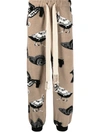 LOEWE ANIMAL JACQUARD TRACK PANTS