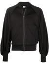 Random Identities Oversized-fit Bomber Jacket In Black