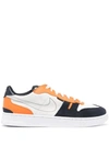 Nike Squash-type Colour-block Sneakers In Summit White,alpha Orange,white,dark Obsidian