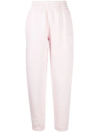Alexander Wang T High-waisted Track Trousers In Pink