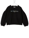 GIVENCHY FOIL LOGO-PRINT SWEATSHIRT