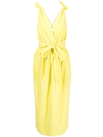 Mara Hoffman Calypso Midi Dress In Yellow