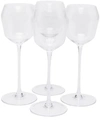 Ann Deumelemeester X Serax Set Of Four Wine Glasses In White