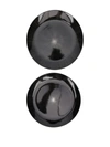 Ann Deumelemeester X Serax Pair Of Chiaroscuro Plates In Black