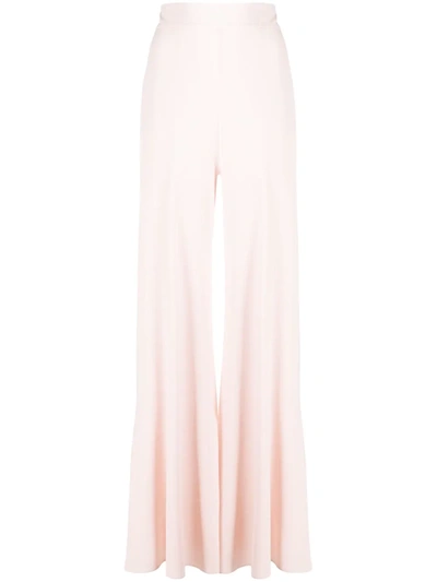 Alexandre Vauthier High-waisted Palazzo Pants In Pink