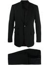 Tom Ford Peak-lapel Single-breasted Trouser Suit In Black