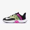 Nike Court Air Zoom Gp Turbo Women's Hard Court Tennis Shoe In Black,fierce Purple,liquid Lime,white