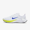 Nike Air Zoom Pegasus 37 Flyease Men's Running Shoe In White,cyber,black,racer Blue