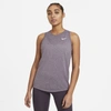 Nike Dri-fit Women's Training Tank In Dark Raisin,violet Haze